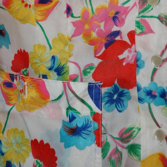 Vintage floral blouse, one of a kind, Bust 36" - Picture 3 of 4